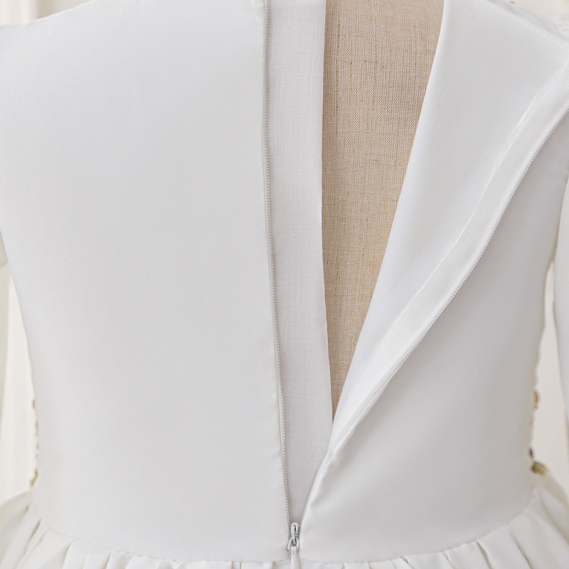 Girls Embroidered Kaftan Dress with Jeweled Belt(MKG021)