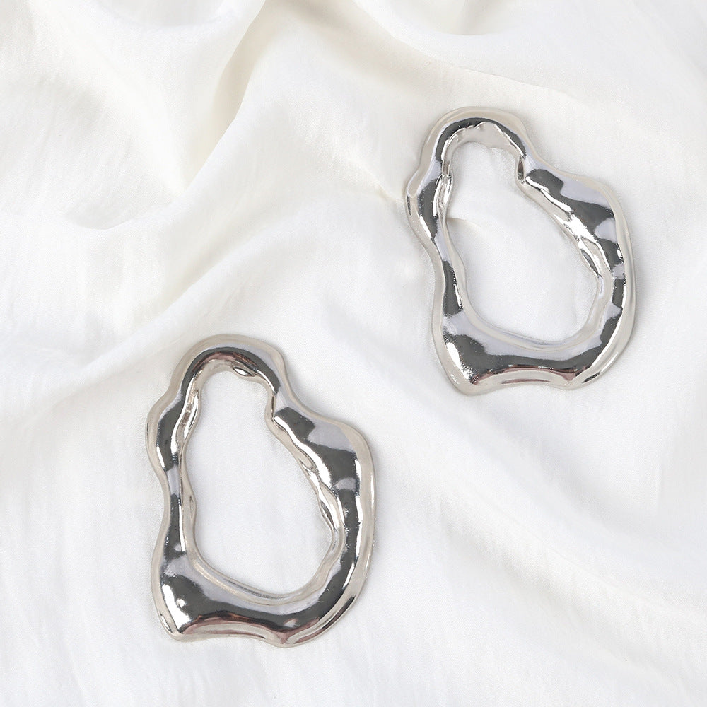 Irregular Metal Hijab Ring(MAC365)