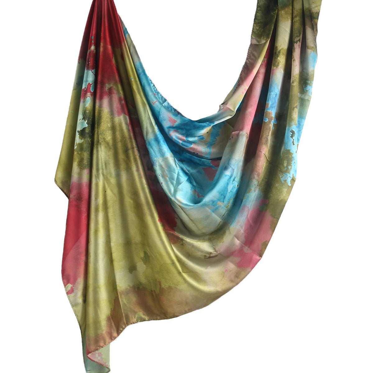 Elegance Satin Marble Print Hijab (MH172)