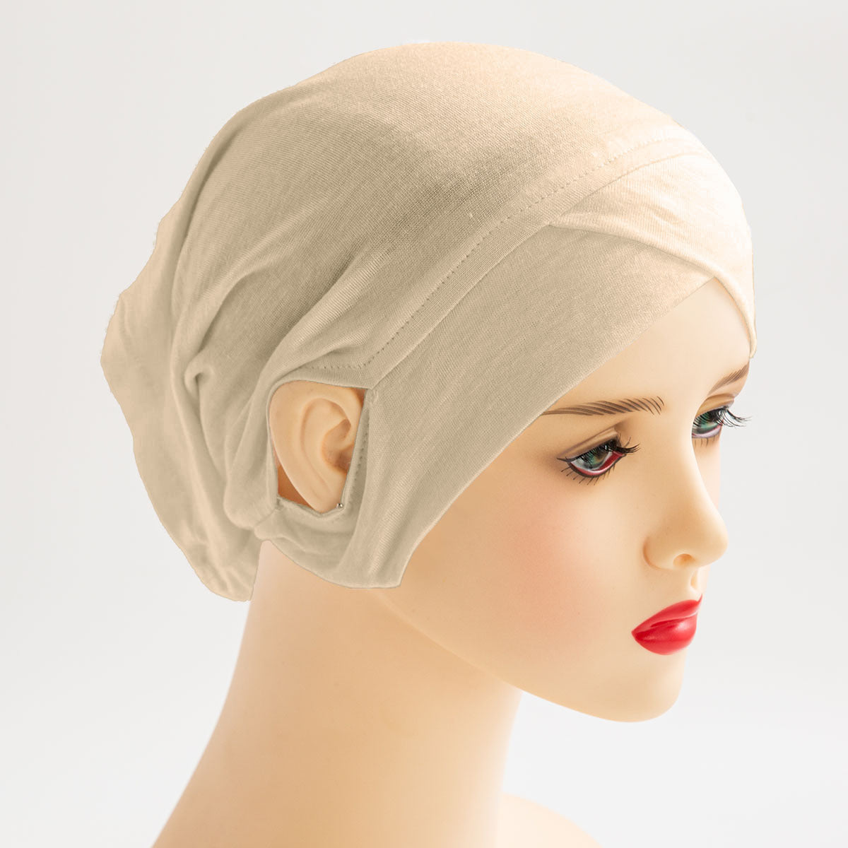 High Stretch Mercerized Cotton Ear-Exposing Inner Cap(MH203)