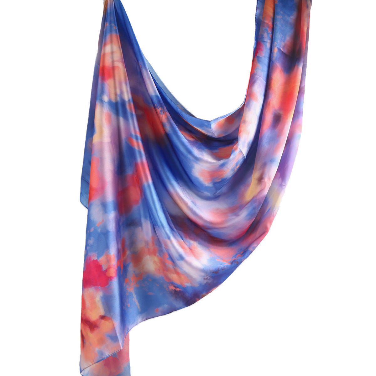 Elegance Satin Marble Print Hijab (MH172)