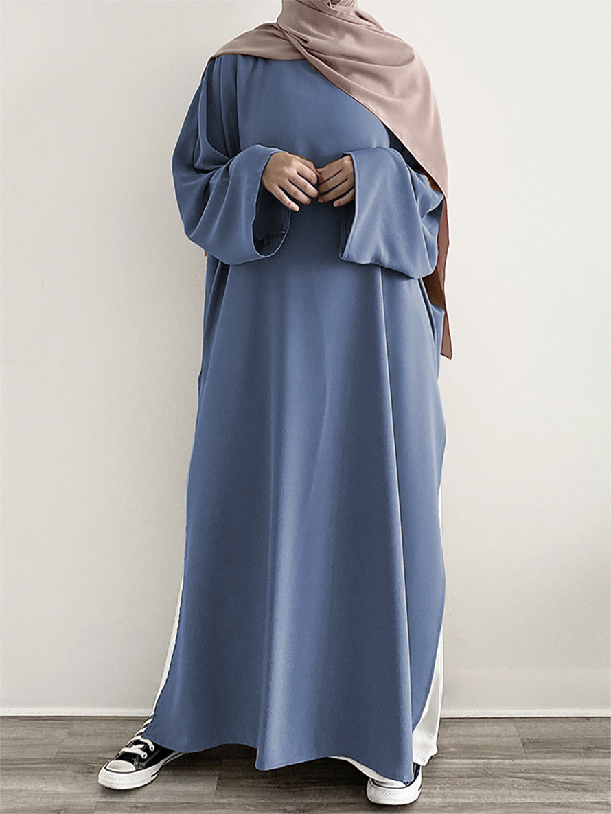 Casual Fashion Slit Abaya (MA063)