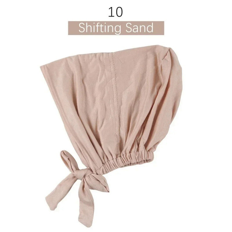 Modal Tie-Back Under Cap | Adjustable Hijab Bonnet(MH200)