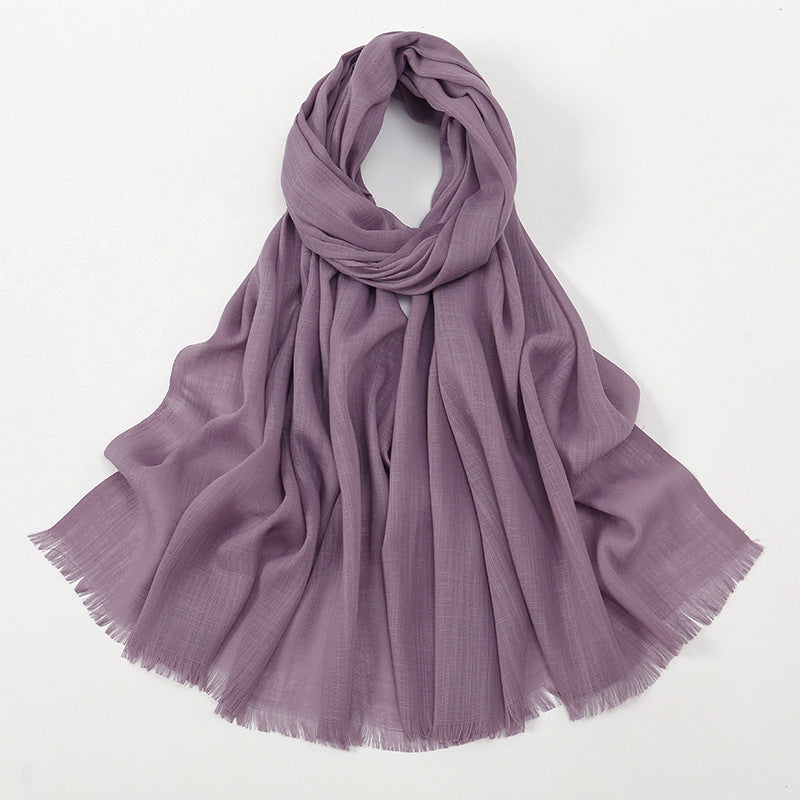 Bamboo Cotton Hijab Scarf(MH208)
