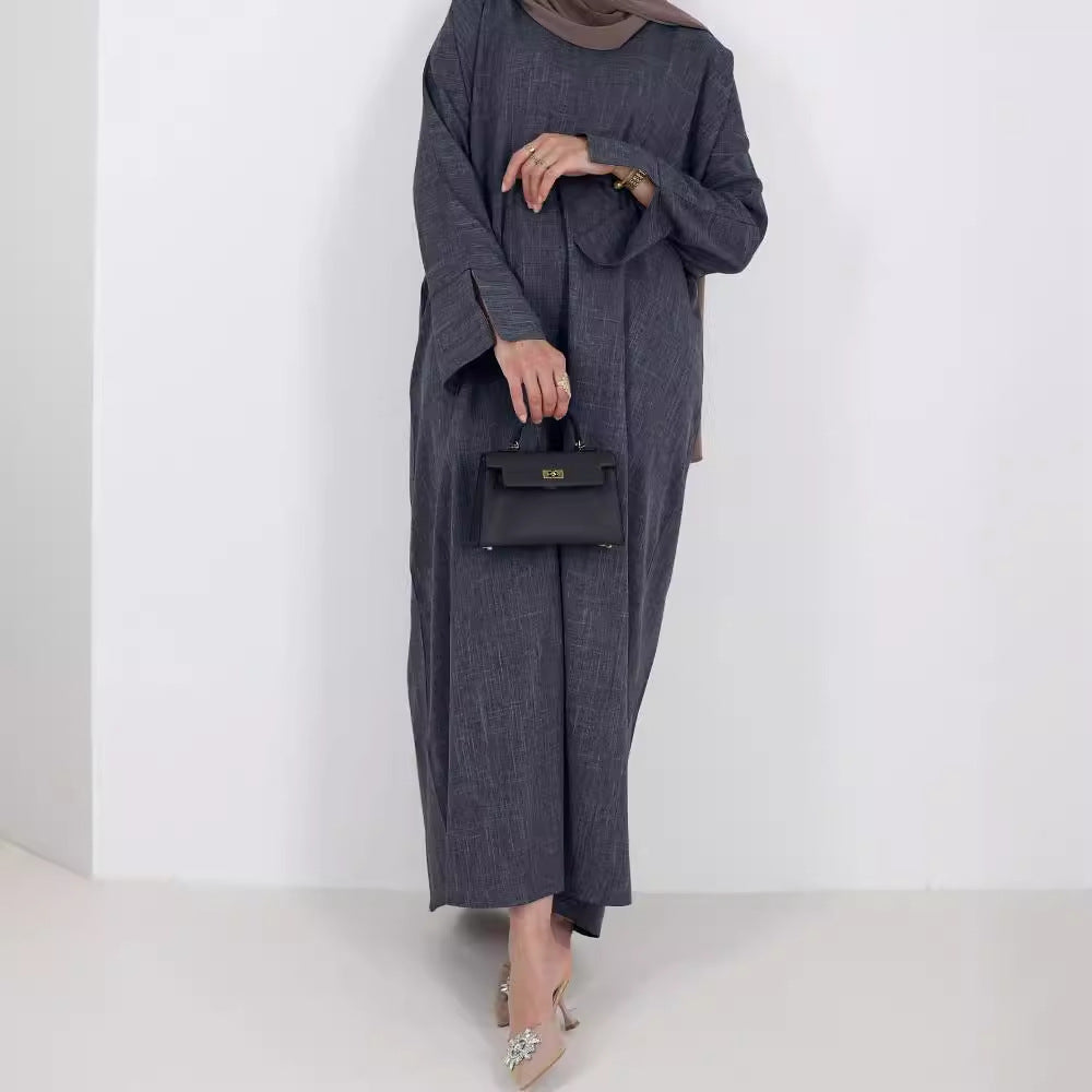 Elegant Loose Abaya with Pockets (MA104)