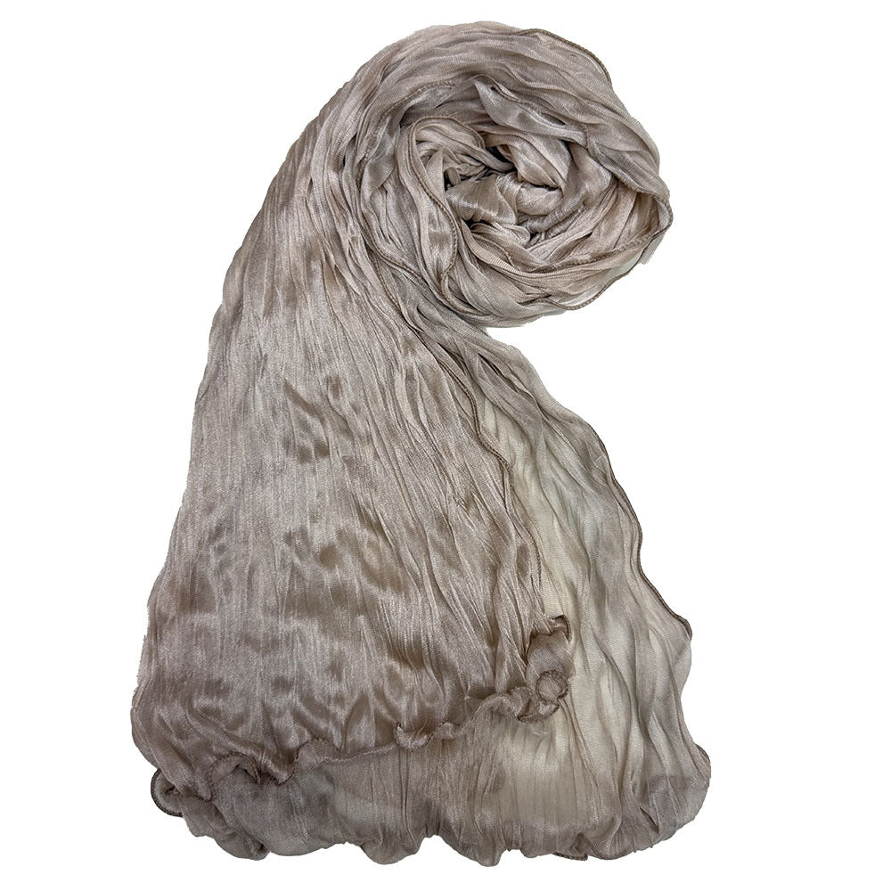 Crinkle Organza Hijab Scarf(MH222)