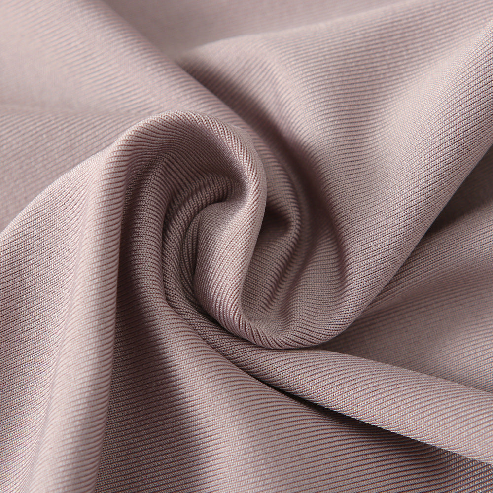 Girls Dress & Bow Hijab Set with Ruffle Trim(MKG026)