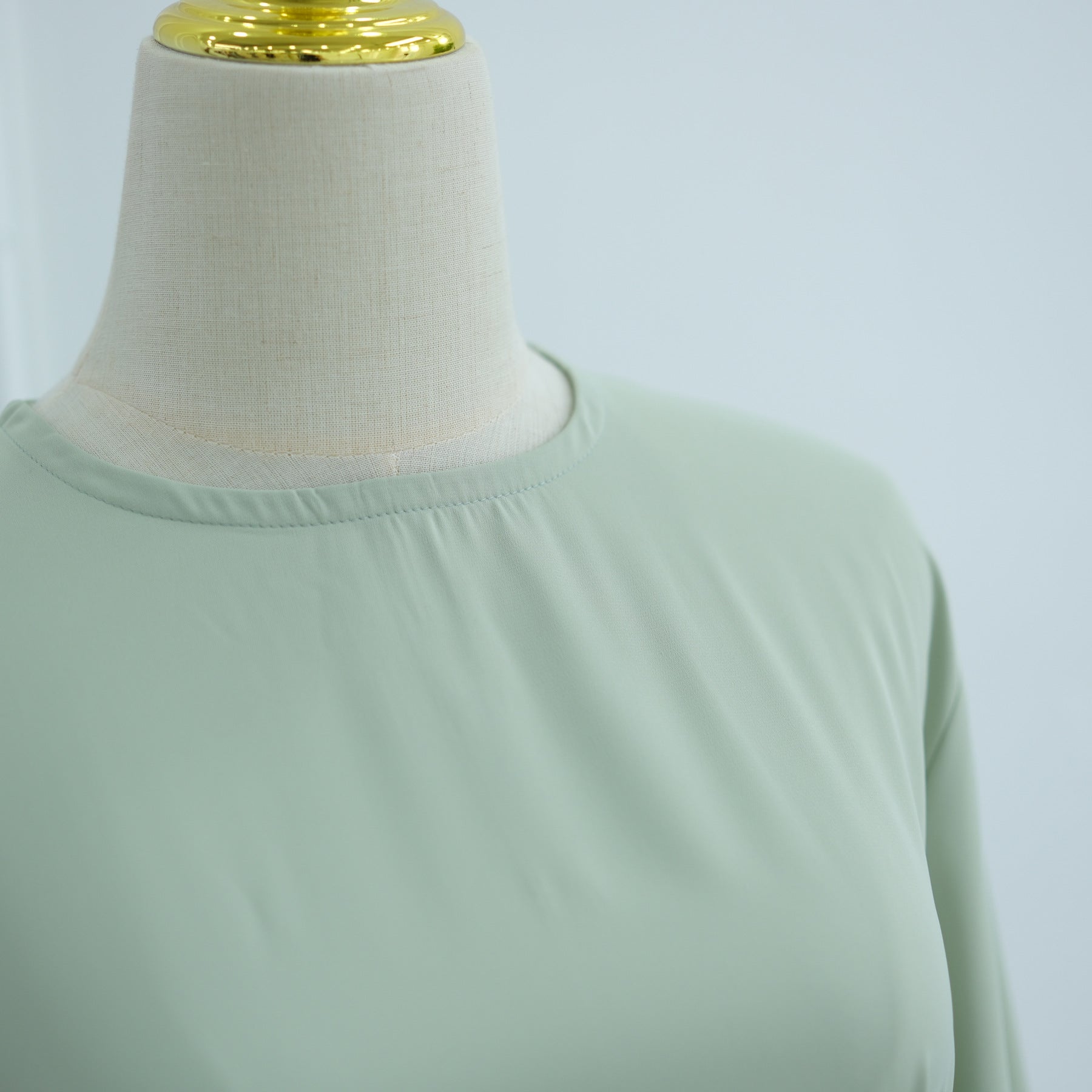 Solid Color Nida Abaya with Belt | A-Line Maxi Dress(MA359)