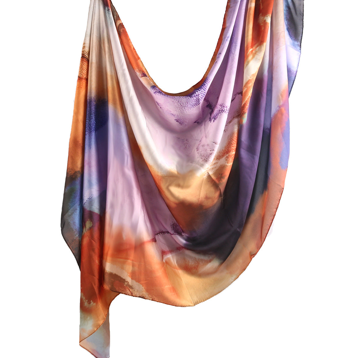 Elegance Satin Marble Print Hijab (MH172)