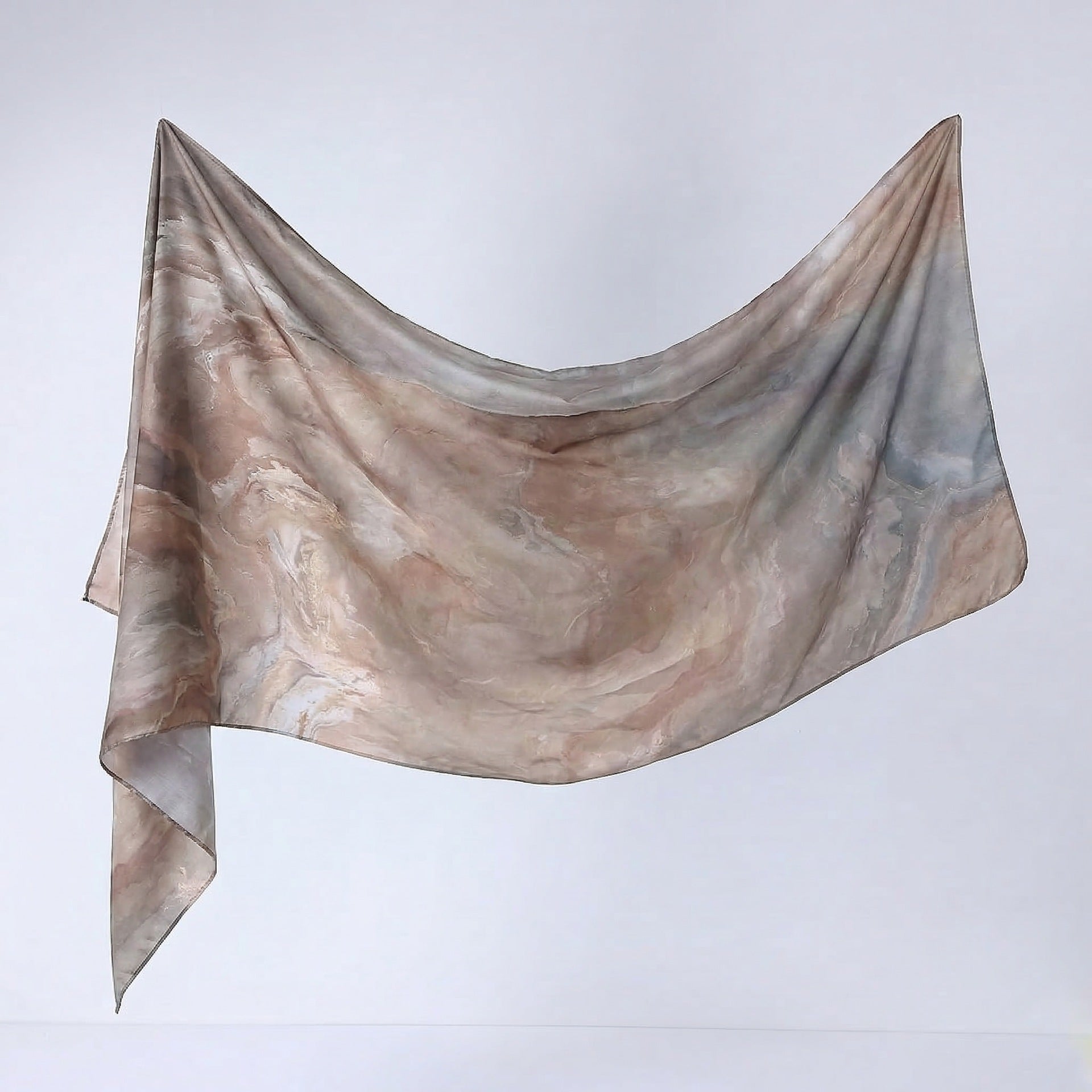 Watercolour Print Hijab Shawl(MH229)