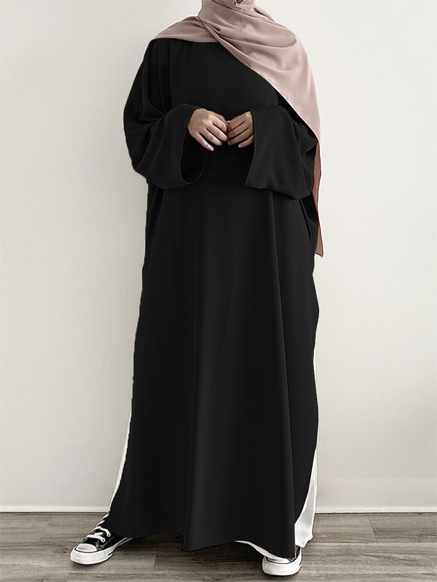 Casual Fashion Slit Abaya (MA063)