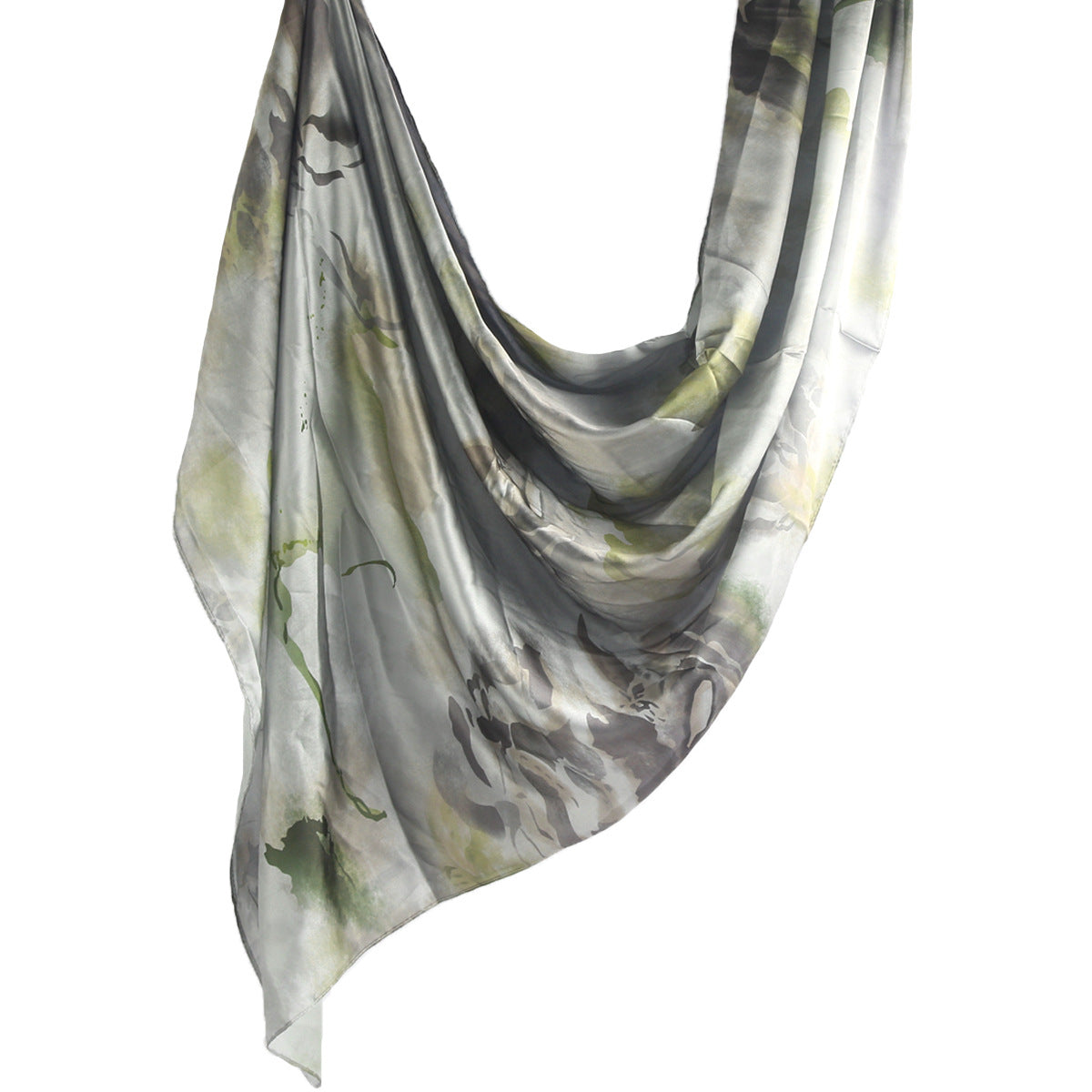 Elegance Satin Marble Print Hijab (MH172)