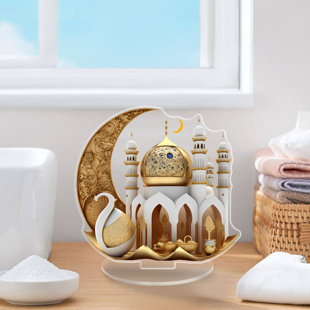 Islamic Style Mosque Acrylic Tabletop Decor (MAC386)
