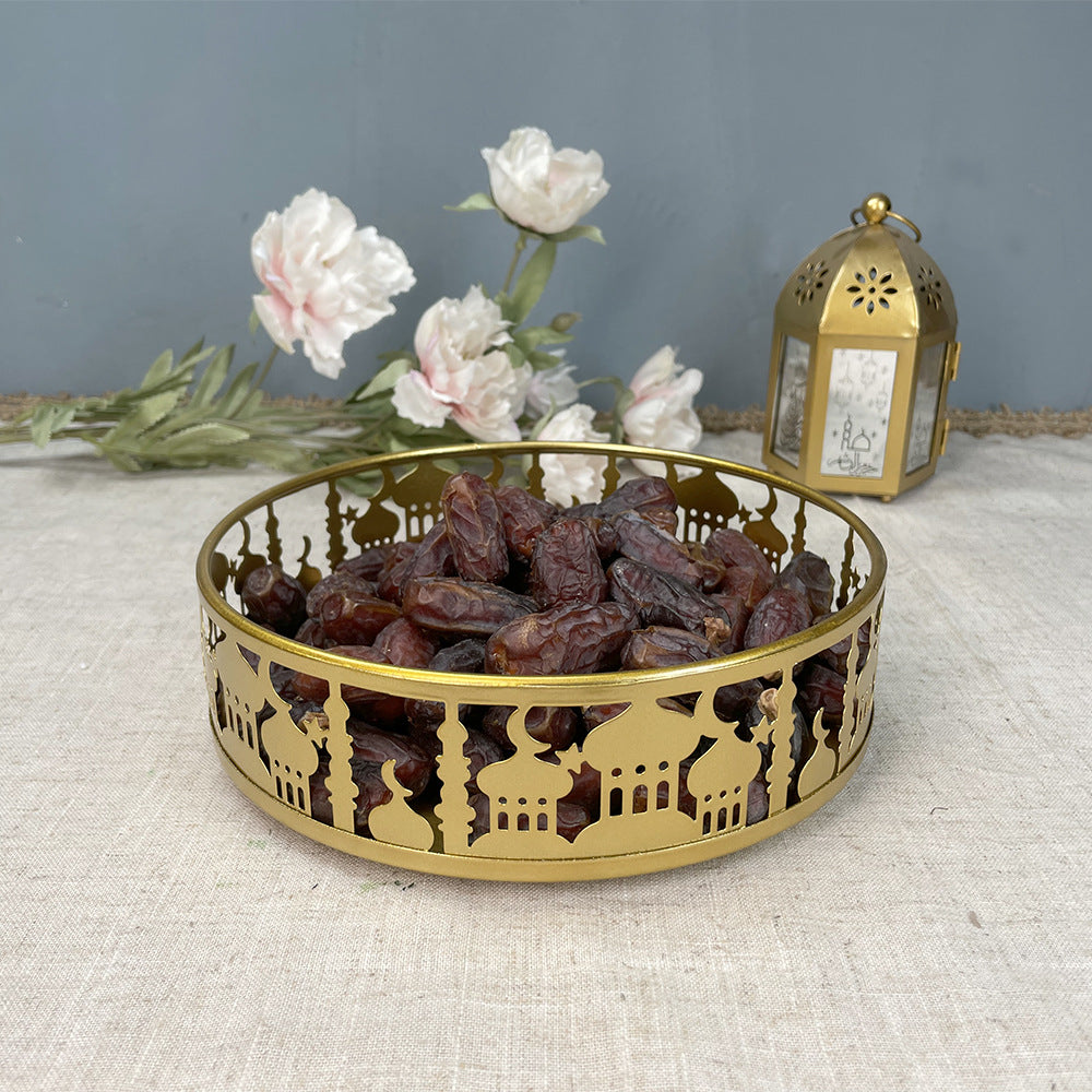 Festive Ramadan Iron Tray Candy Box 3-Piece Set (MAC382)