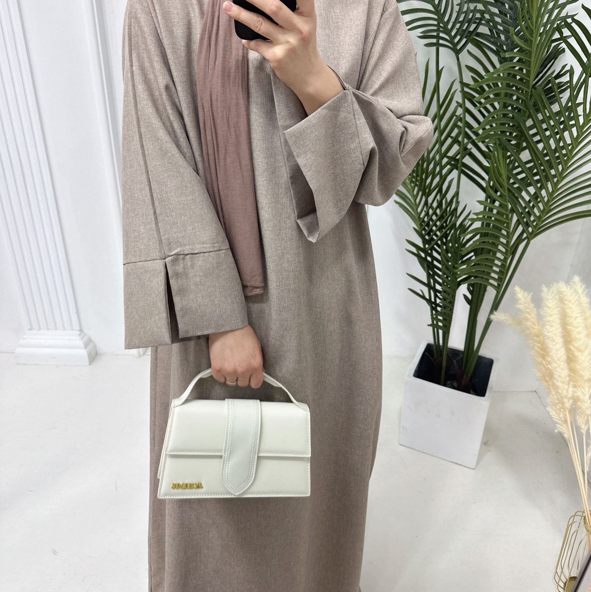 Elegant Loose Abaya with Pockets (MA104)