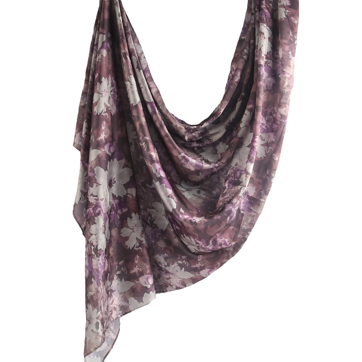 Elegance Satin Marble Print Hijab (MH172)