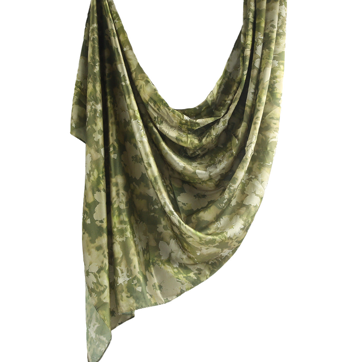 Elegance Satin Marble Print Hijab (MH172)