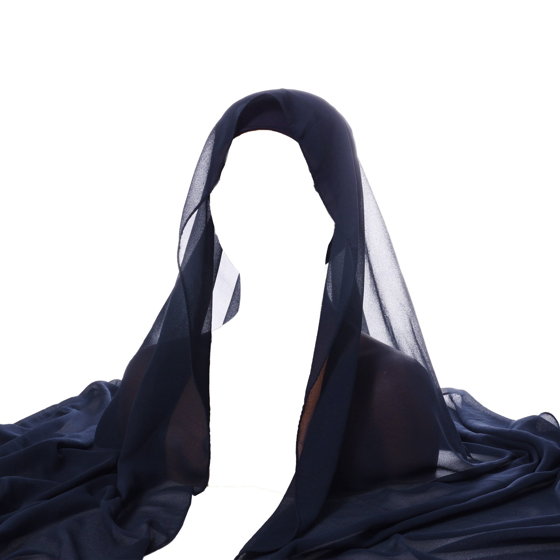 Crinkle Chiffon Hijab Set(MH210)