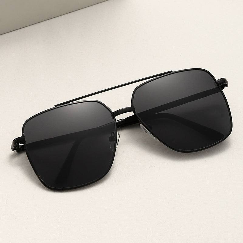 Vintage Double Bridge Sunglasses - Timeless Retro Style for Men & Women (MAC265)