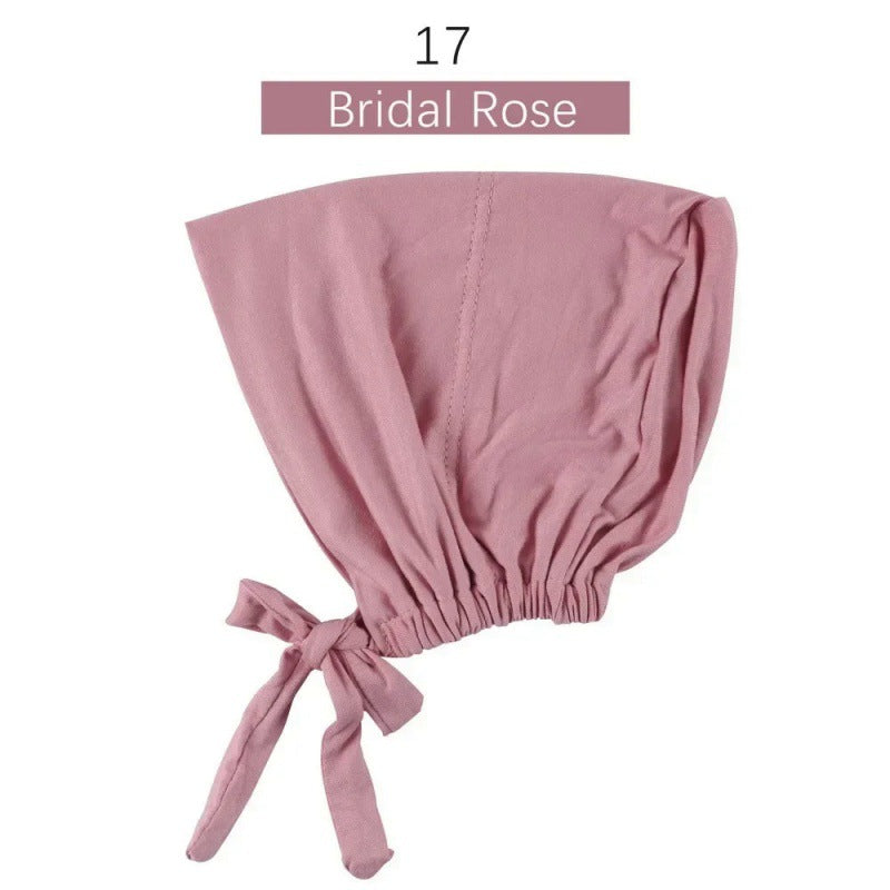 Modal Tie-Back Under Cap | Adjustable Hijab Bonnet(MH200)