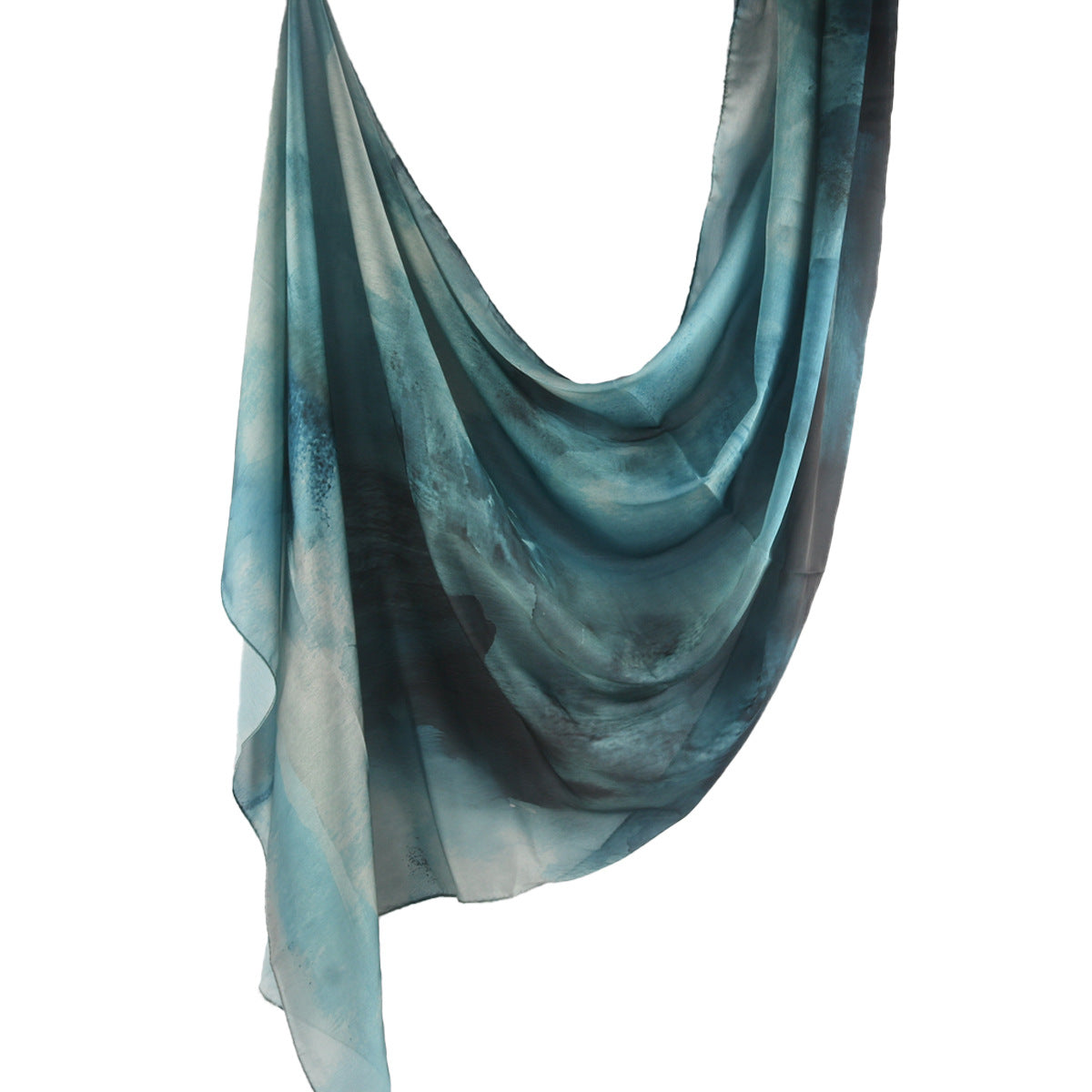 Silk Marble Print Hijab Scarf(MH209)