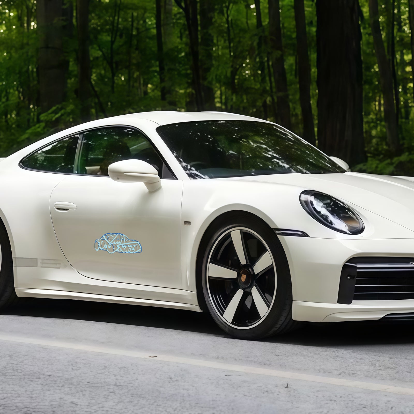 Arabic Calligraphy Car Decal Artistic Islamic Script Sticker (MAC405)