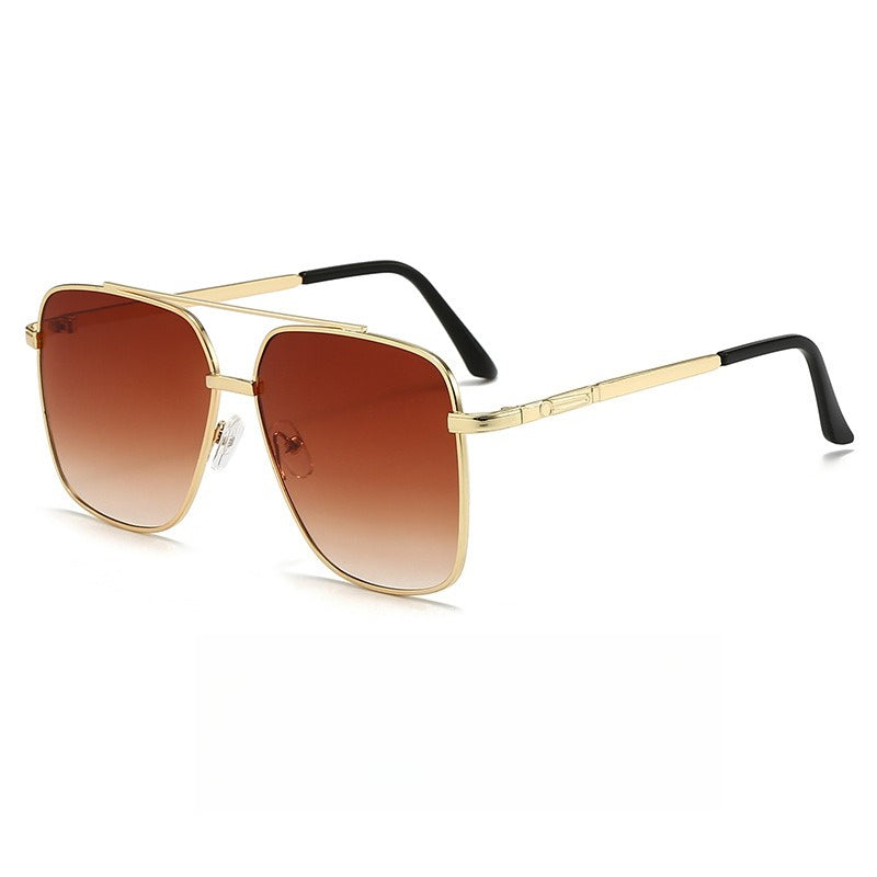 Vintage Double Bridge Sunglasses - Timeless Retro Style for Men & Women (MAC265)