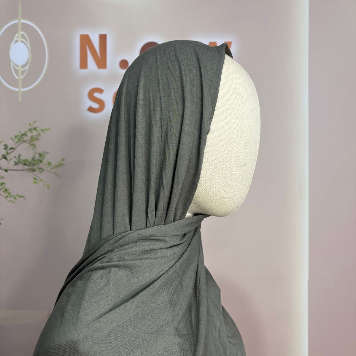 Bamboo Jersey Hijab Scarf(MH255) - Mariam's Collection