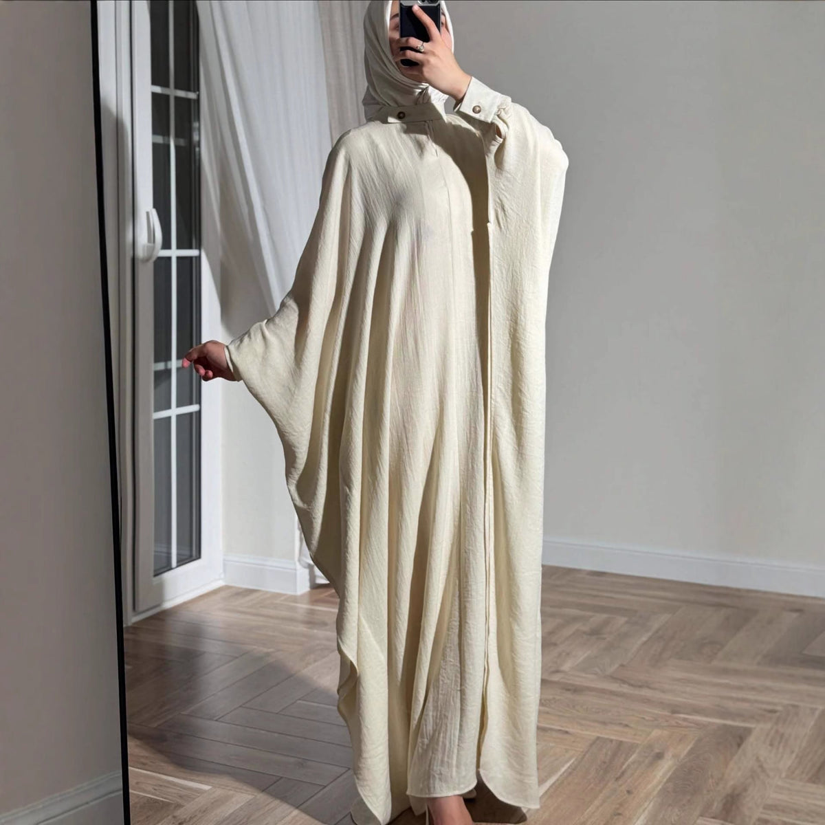 Batwing Sleeve Abaya(MA463) - Mariam's Collection