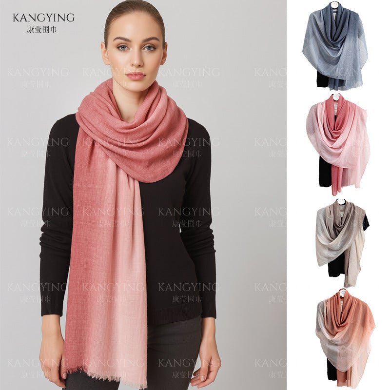 Breathable Gradient Soft Headscarves Hijab (MH161) - Mariam's Collection