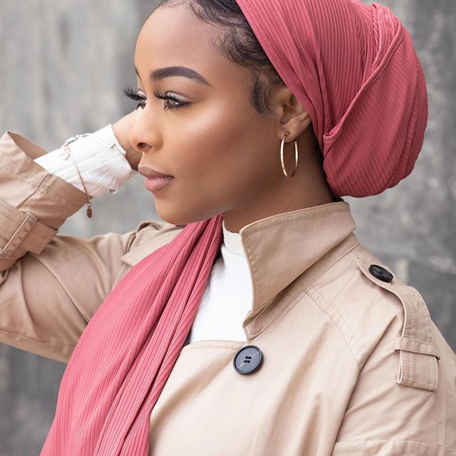 Breathable Stretch Knit Scarf Hijab (MH189) - Mariam's Collection