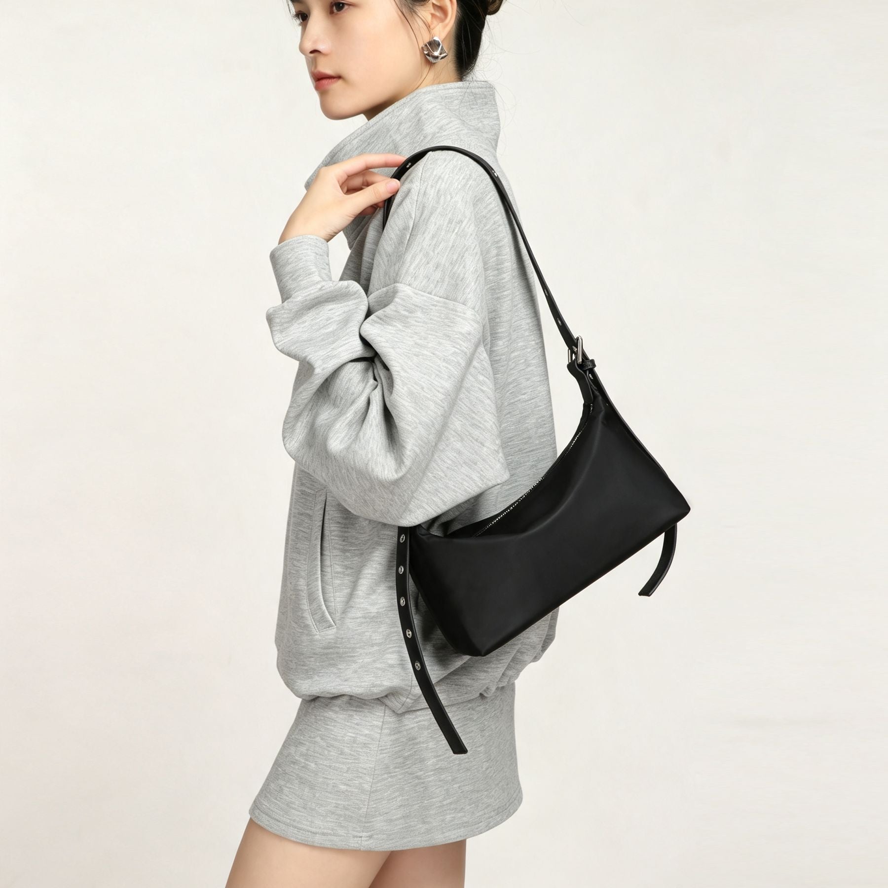 Casual Underarm Crescent Hobo Bag（MAC459） - Mariam's Collection