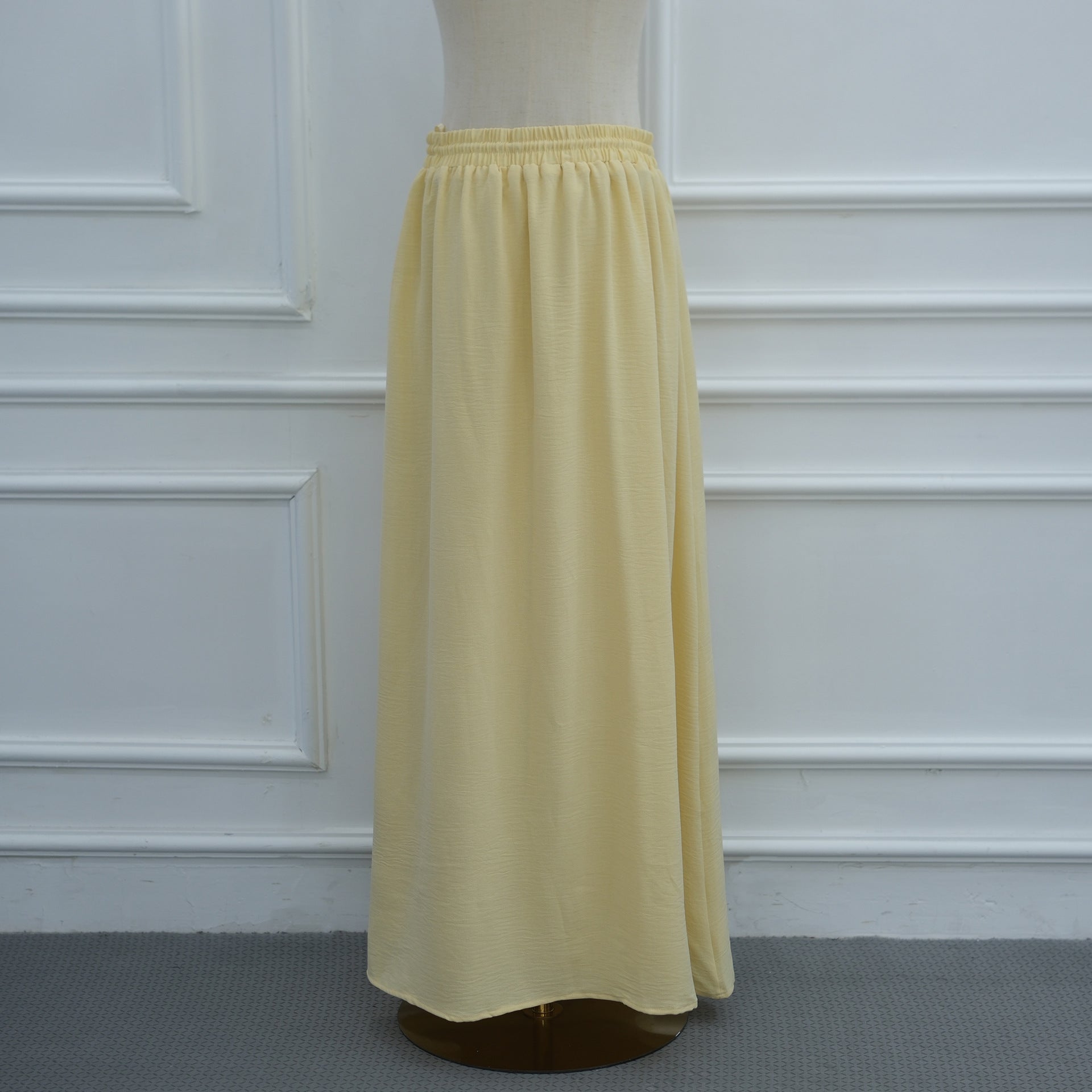 Chinese Frog Button Tunic & Lined Maxi Skirt Two-Piece Set(MS514) - Mariam's Collection