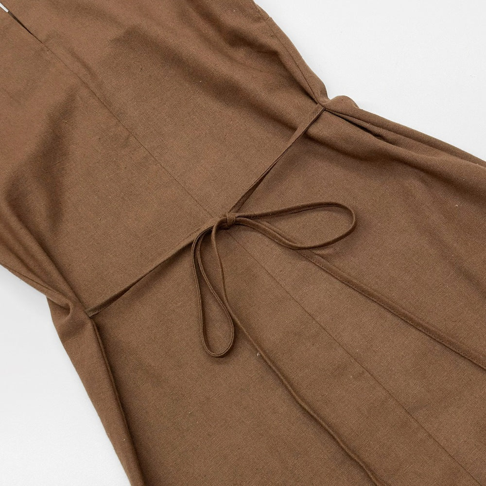 Cotton Sleeveless Midi Dress(MS500) - Mariam's Collection