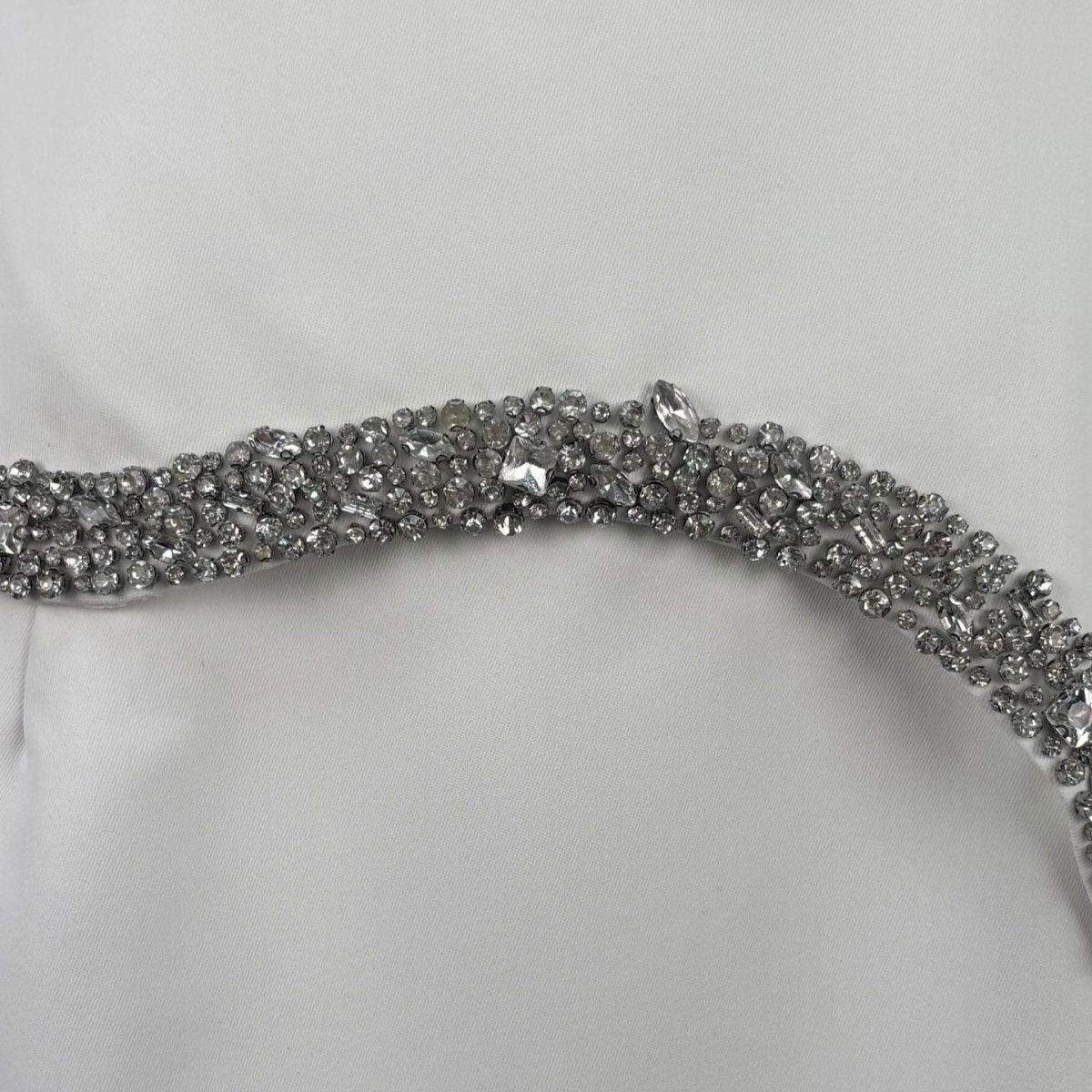 Crystal Embellished Evening Gown(MS313) - Mariam's Collection