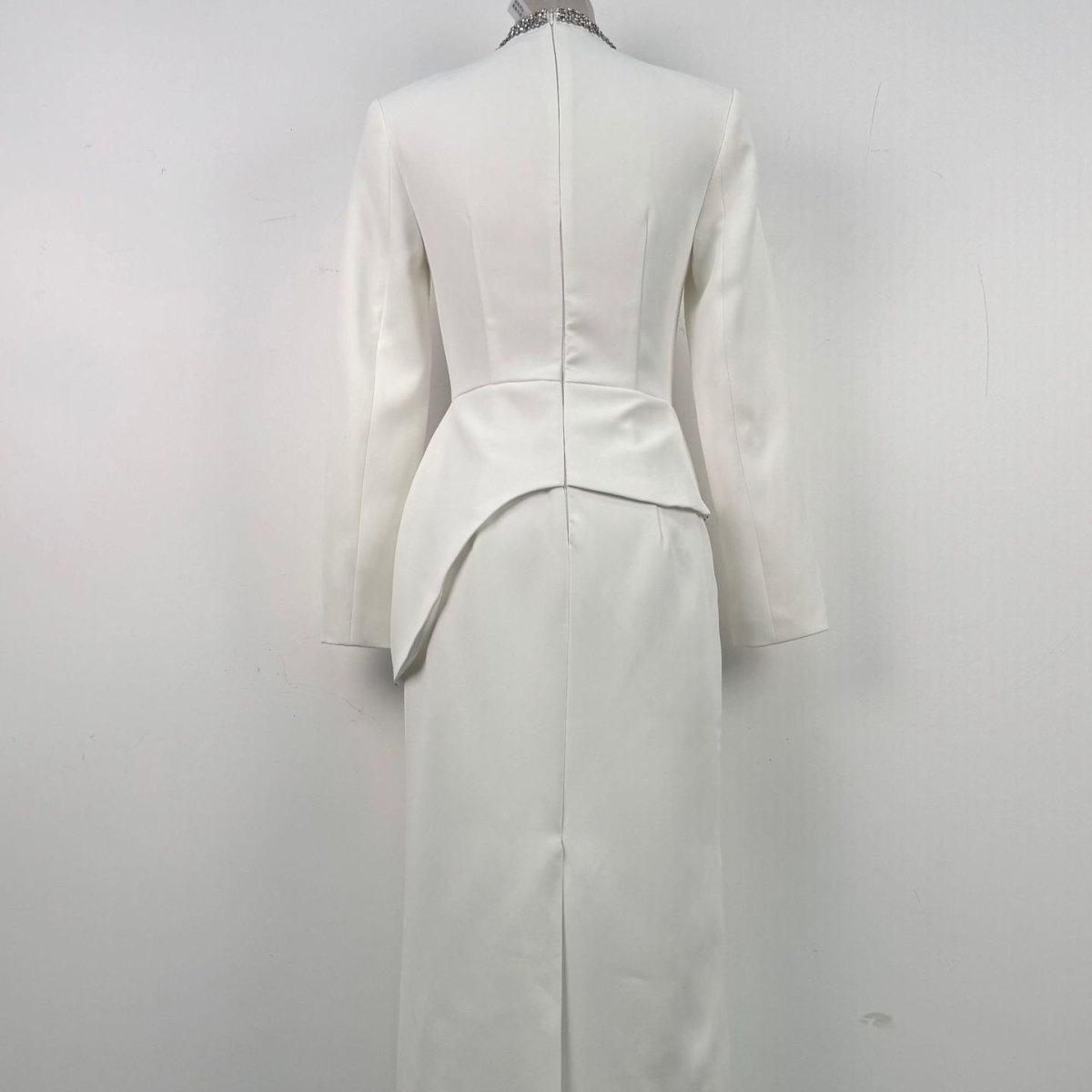 Crystal Embellished Evening Gown(MS313) - Mariam's Collection