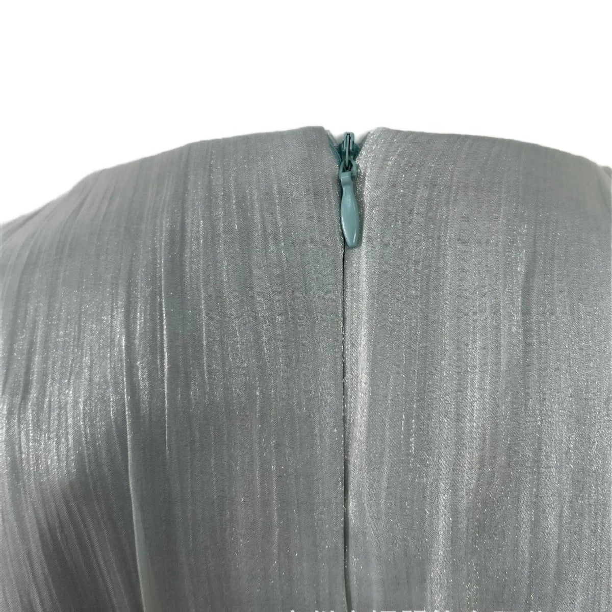 Crystal Embellished Shimmer Satin Maxi Dress(MS541) - Mariam's Collection