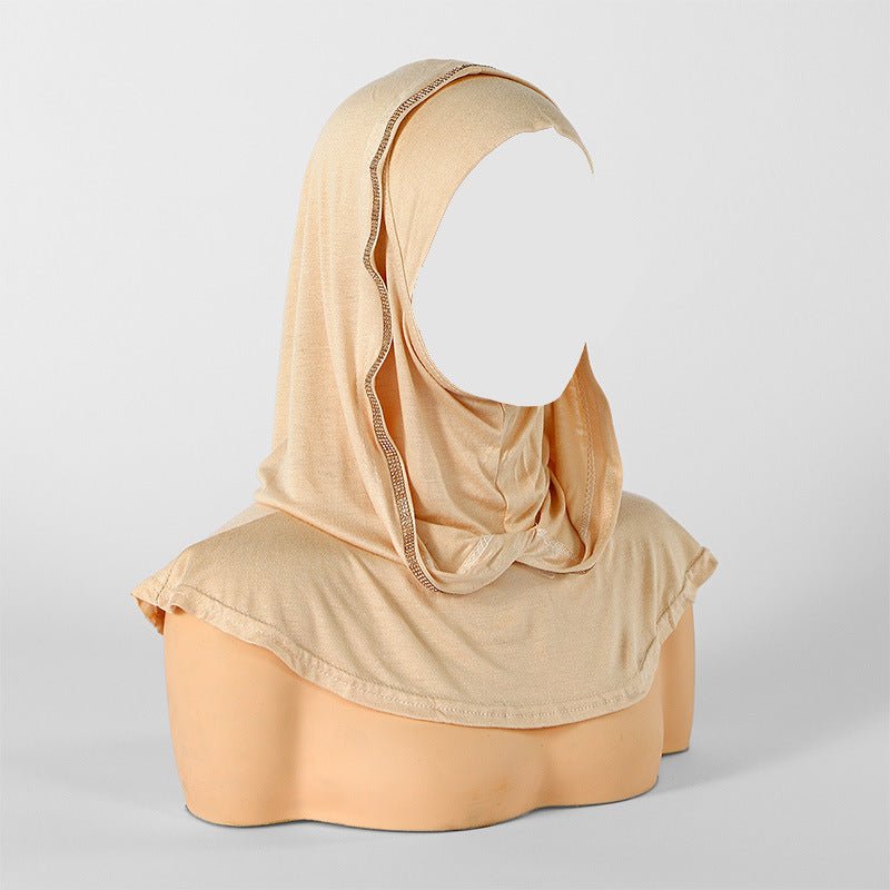 Occasion-ready styling of the crystal instant hijab