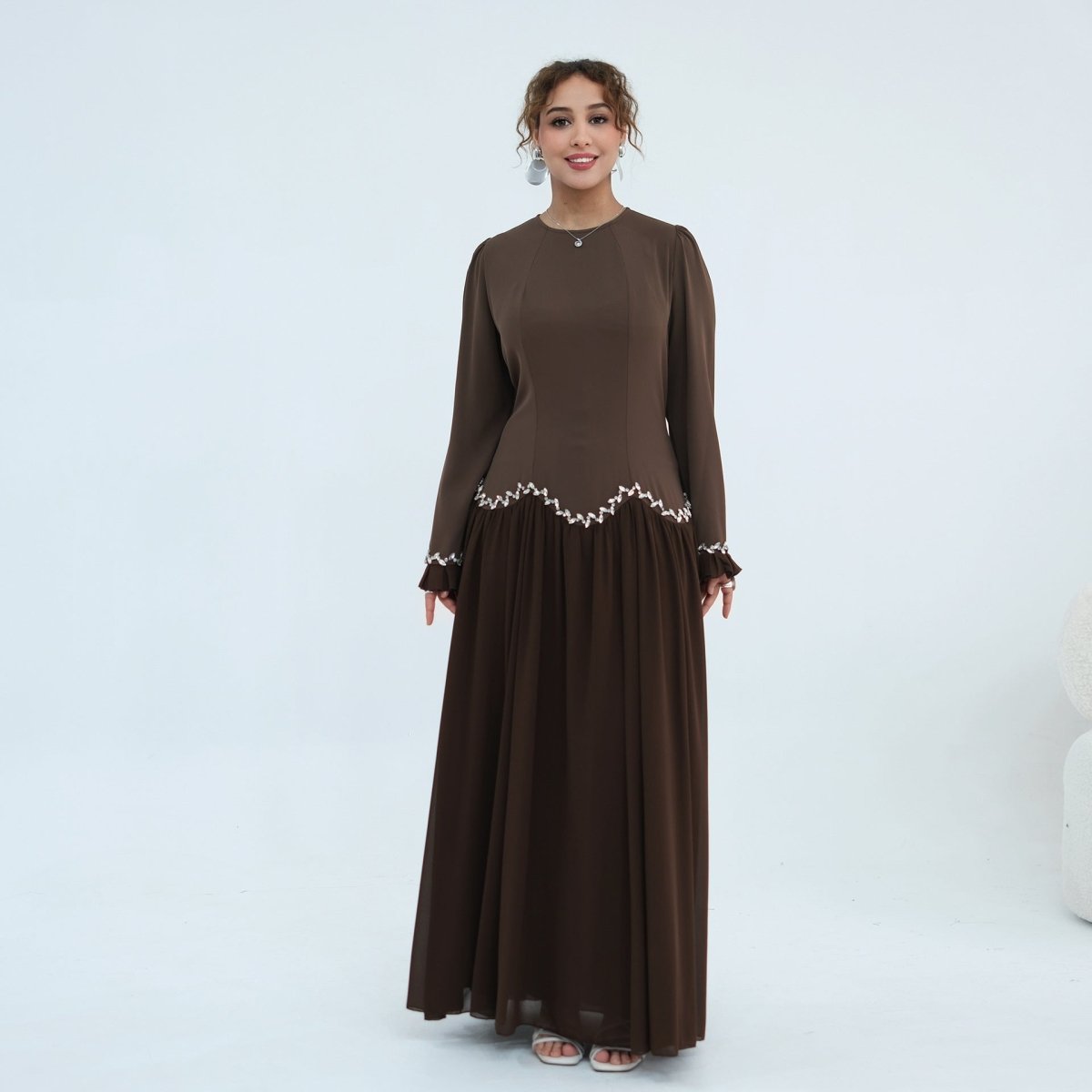 Nikkah and Walima ready wedding guest dress