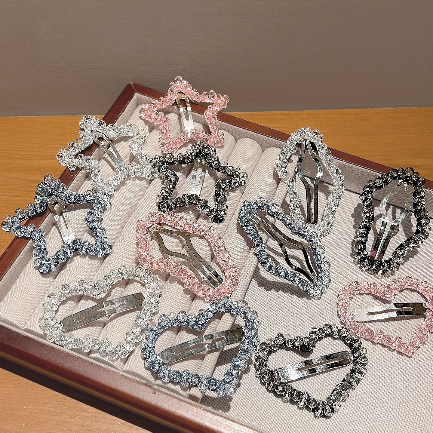 Cute Star & Heart Hair Barrettes（MAC458） - Mariam's Collection