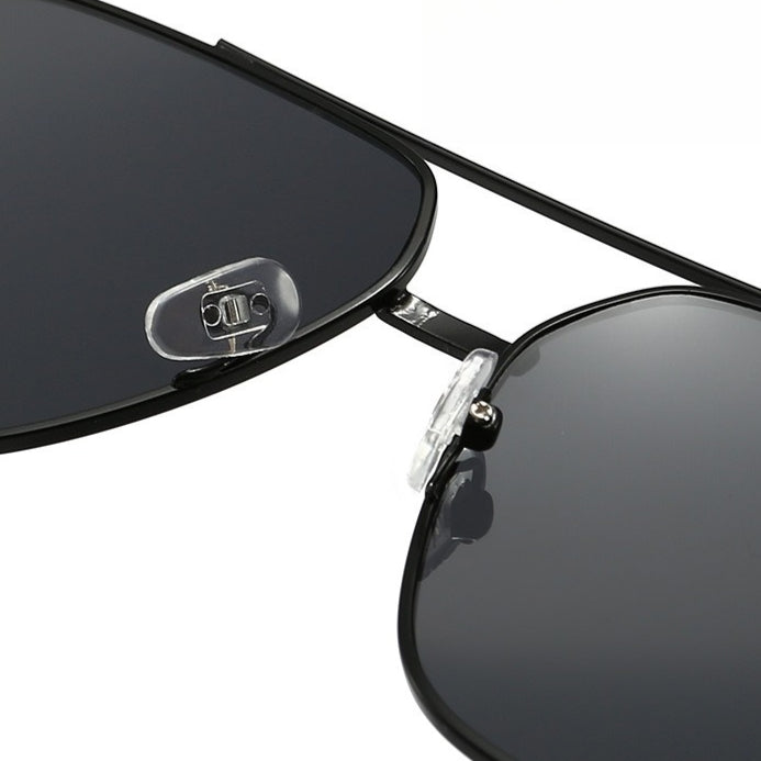 Vintage Double Bridge Sunglasses - Timeless Retro Style for Men & Women (MAC265)