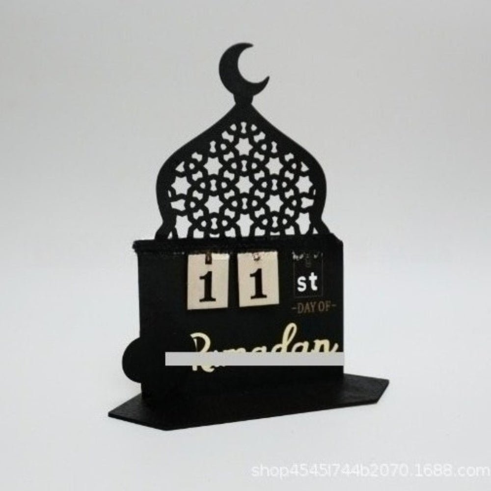 DIY Wooden Star & Moon Countdown Calendar (MAC337） - Mariam's Collection