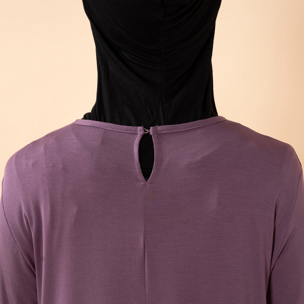 Serenity Veil Set | Premium Lenzing™ Modal Khimar & Dress Two-Piece Set (MK026)