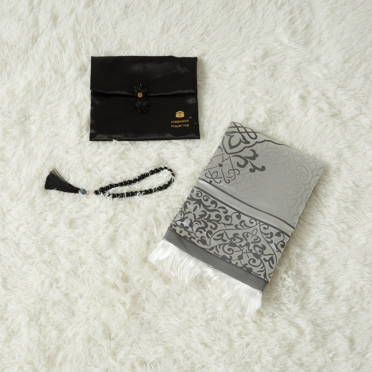 🎁 Eco - Friendly elegant Prayer Mat & Tasbeeh sets(MR066) (100% off) - Mariam's Collection