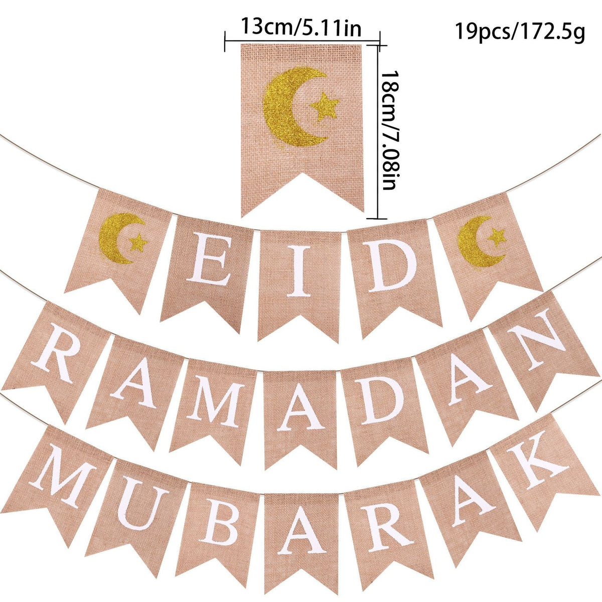 EID MUBARAK Party Decorative Banner(MR026) - Mariam's Collection