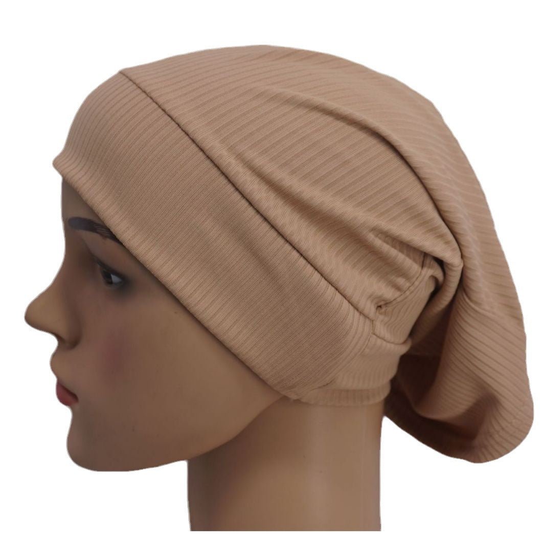Elastic Ribbed Versatile Underscarf‌ (MH192) - Mariam's Collection