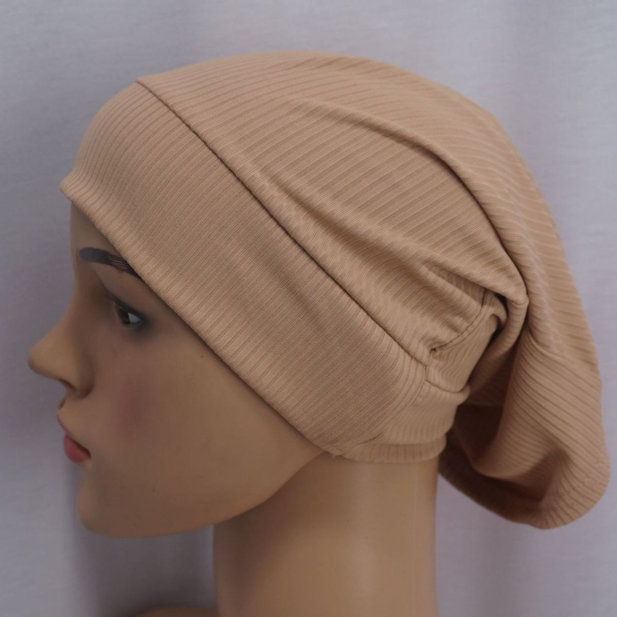 Elastic Ribbed Versatile Underscarf‌ (MH192) - Mariam's Collection