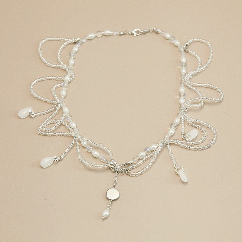 Elegance‌ Crystal Teardrop Hair Jewelry Forehead Accent (MAC335) - Mariam's Collection