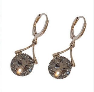 Elegant Sparkling Dangle Rhinestone Earrings (MAC324) - Mariam's Collection