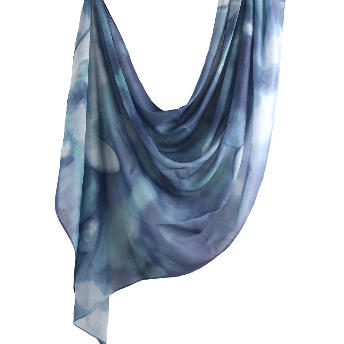 Elegant Watercolor Marble Print Headscarf Hijab (MH178) - Mariam's Collection